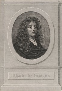 Portræt af Charles de Sévigné af Achille Devéria