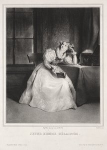 Reverie af Achille Devéria