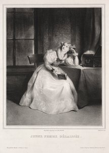 Reverie. af Achille Devéria