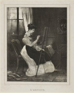 Kunstneren af Achille Devéria