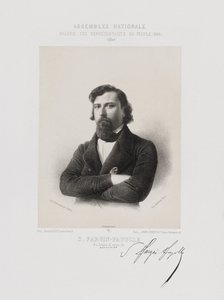 Nationalforsamlingen, folkerepræsentanternes galleri - Jules André Sébastien Fargin-Fayolle (Allier) af Achille Devéria