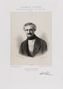 Nationalforsamlingen, Folketingets talerstol - Sylvain Guizard (Creuse) af Achille Devéria