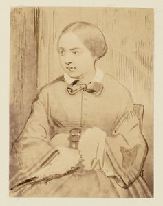 [Portræt af en ung dame, sandsynligvis Cécile Devéria]. af Achille Devéria