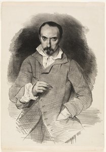 Selvportræt af Achille Devéria