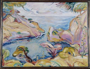 Calanque of Figuerolles i La Ciotat Achille-Emile (Achille Emile) Othon Friesz (1879-1949) 1907 Obligatorisk omtale: Indsamling af stiftelsen regards de Provence, Marseille