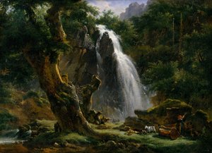 Vandfald ved Mont-Dore, 1818.
