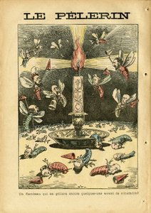 Illustration af Achille Lemot (1846-1909) i Le Pelerin af Achille Lemot