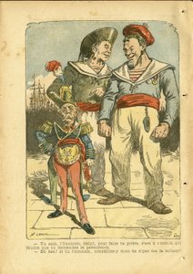 Illustration af Achille Lemot (1846-1909) i Le Pelerin af Achille Lemot