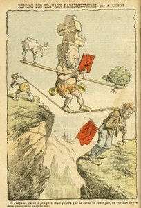 Illustration af Achille Lemot (1846-1909) i Le Pelerin af Achille Lemot