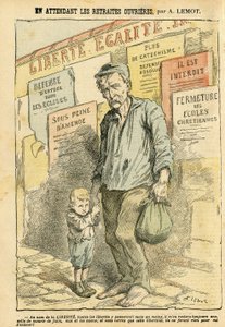 Illustration af Achille Lemot (1846-1909) i Le Pelerin af Achille Lemot