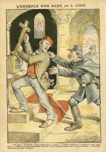 Illustration af Achille Lemot (1846-1909) i Le Pelerin af Achille Lemot