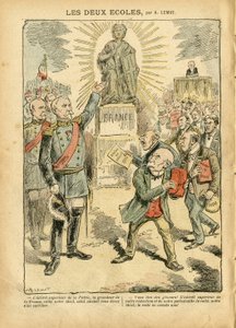 Illustration af Achille Lemot (1846-1909) i Le Pelerin af Achille Lemot