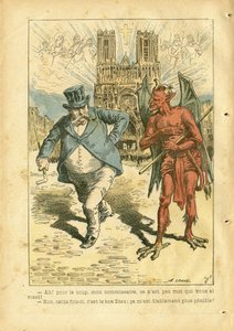 Illustration af Achille Lemot (1846-1909) i Le Pelerin af Achille Lemot