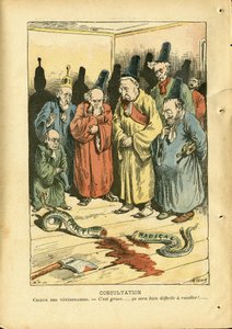 Illustration af Achille Lemot (1846-1909) i Le Pelerin af Achille Lemot