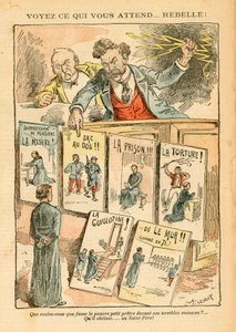 Le Pelerin, Satirisk i farver af Achille Lemot