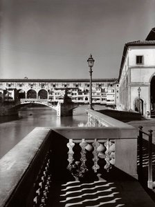Ponte Vecchio, Firenze, Italien, ca. 1955 (s/h-billede) af Achille Villani