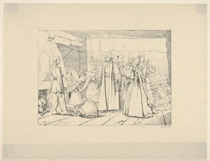 Tilbud om klokker, der skal støbes i kanoner fra Confederate War Etchings, 1861-63. af Adalbert John Volck