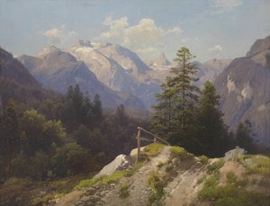 Prof. Waagen den ... Tauern fra Berchtesgaden af Adalbert Waagen