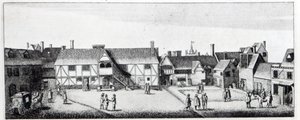 South View af Arundel House i London, ætset af Wenceslaus Hollar i 1646 og udgivet i 1792 af Adam Alexius Bierling