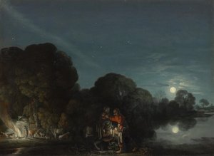 Flugten til Egypten af Adam Elsheimer