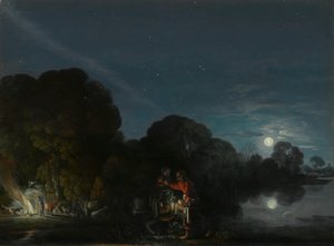 Flugten til Egypten af Adam Elsheimer