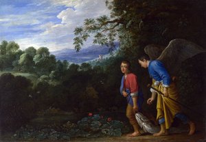 Tobias og ærkeenglen Rafael, ca. 1650