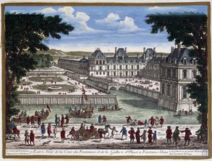 Château de Fontainebleau - gravering af Perelle