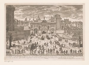 Udsigt over Porte Saint-Antoine La Porte St. Antoine (...) (titel på objekt)