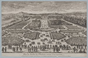 Tuileriehaven, 1680., 1680. af Adam Perelle
