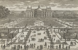 Udsigt over Vaux-Le-Vicomte, 1680