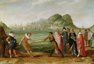 Allegori om hollændernes sejr over den spanske flåde ved Gibraltar den 25. april 1607, ca. 1615-30