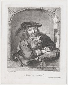 Portræt af Ferdinand Bol, 1803-08. af Adam von Bartsch