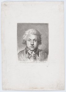Selvportræt, 1785. af Adam von Bartsch