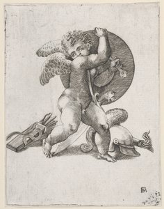 Amor med Mars-våben, c1547-62.