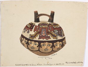 Container fra Nazca, Peru af Adela Breton
