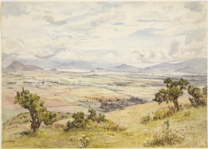 Valley of Mexico, Tlalnepantla, Mexico stat af Adela Breton