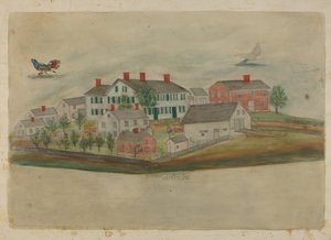 Second Family House, Alfred, ME. af Adelaide Dyball