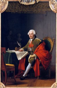 Charles-Roger, Prins af Bauffremont 1713-1795 af Adelaide Labille Guiard