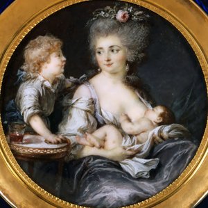 Madame Mitoire og hendes børn.