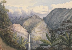 "Fautaua, Tahiti, 25. august 1849 [Samfundsøerne] af Admiral Sir Edward Gennys Fanshawe