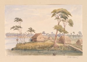 Sarawak fra Vestindien, Nordamerika og Borneo scrapbog af Admiral Sir Edward Gennys Fanshawe