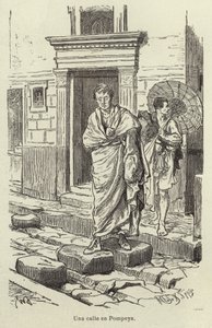 En gade i Pompeji