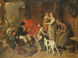Paraplymanden af Adolf Eberle
