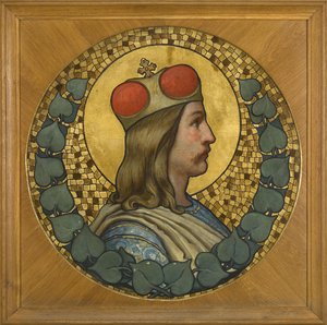 Sankt Wenceslaus I, hertug af Bøhmen, 1900 af Adolf Liebscher