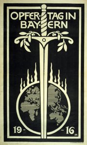 Tysk fundraising-plakat 