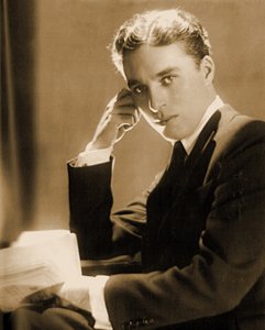 Portræt af Charlie Chaplin