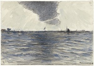 Bredt vand ved Hardinxveld