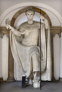 Sankt Ambrosius, biskop af Milano, ca. 1920 af Adolfo Wildt