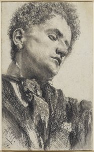 Leder af en ung mand af Adolph Menzel