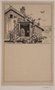 De fangne og de frie. Nr. 1 i Chr. Winther og M. Rørbye, "25 Billeder for små børn" af Johan Adolph Kittendorff